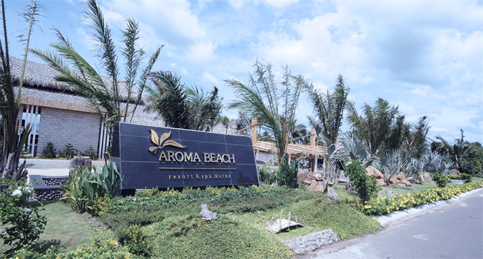 Tính Thành, Thiết kế website Phan Thiết Bình Thuận khai trương website AROMA BEACH RESORT & SPA