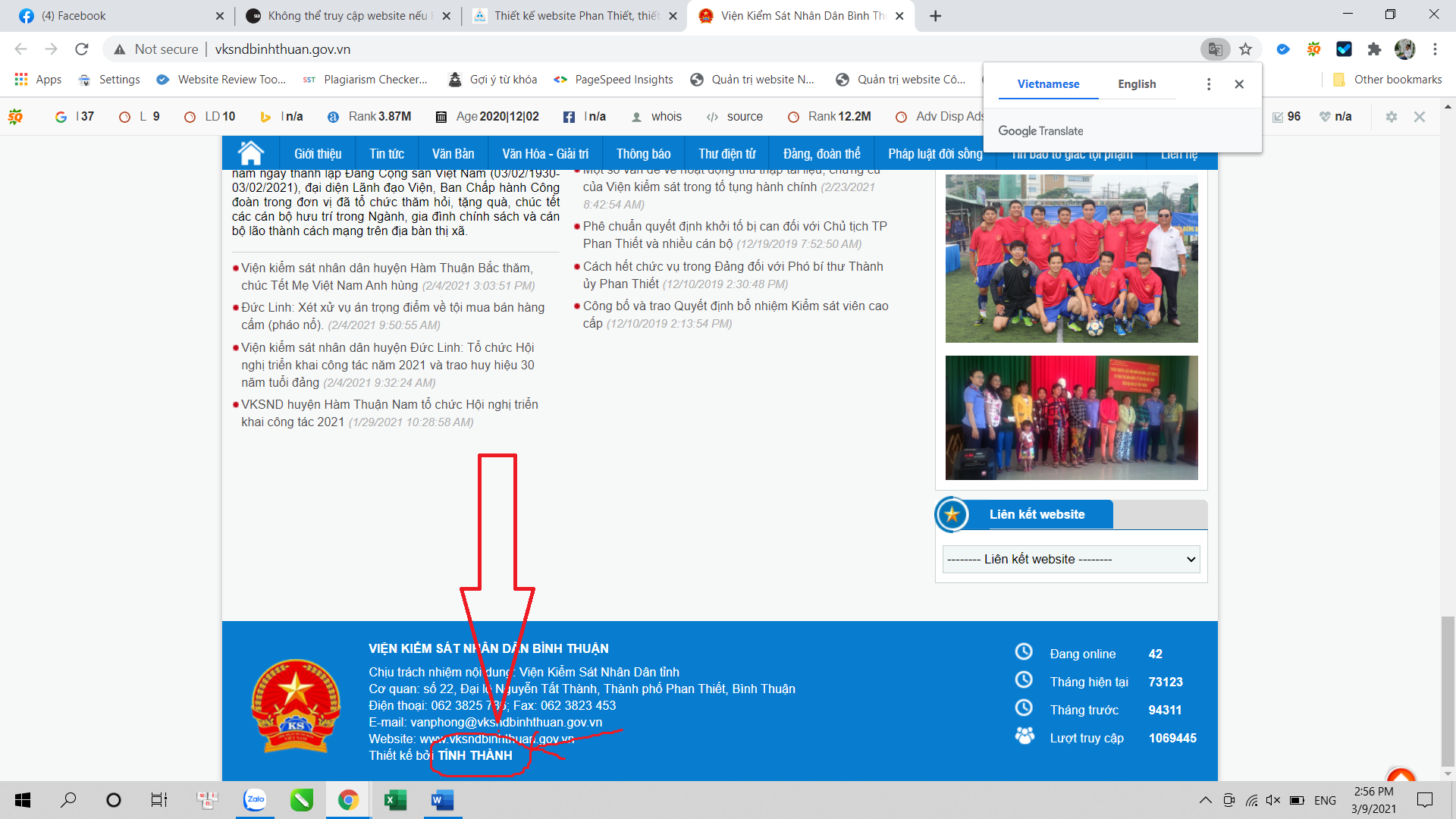 khách hàng thiết kế website Phan Thiết